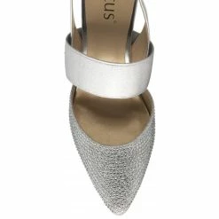 Silver & Diamante Joie Slingback Court Shoes | Lotus 9 Silver & Diamante Joie Slingback Court Shoes | Lotus -Lotus Shop silver diamante joie slingback court shoes lotus p13497 32195 medium