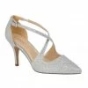 Silver & Diamante Panache Court Shoes | Lotus -Lotus Shop silver diamante panache court shoes lotus p12754 29180 medium