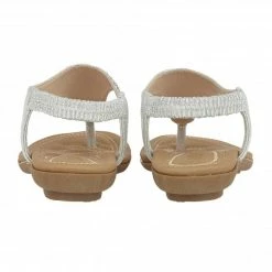 Silver Orla Flat Toe-Post Sandals | Lotus 8 Silver Orla Flat Toe-Post Sandals | Lotus -Lotus Shop silver orla flat toe post sandals lotus p12530 28344 medium