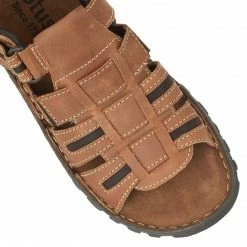 Tan Leather Dylan Open-Toe Sandals | Lotus -Lotus Shop tan leather dylan open toe sandals lotus p13637 33240 medium