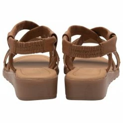 Tan Leather Evette Open-Toe Sandals | Lotus -Lotus Shop tan leather evette open toe sandals lotus p13683 32803 medium