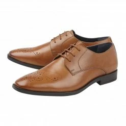 Tan Leather Ivan Lace-Up Derby Shoes | Lotus -Lotus Shop tan leather ivan lace up derby shoes lotus p13563 31850 medium