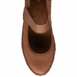 Tan Leather Keryn Flat Shoes | Lotus -Lotus Shop tan leather keryn flat shoes lotus p13751 33312 medium