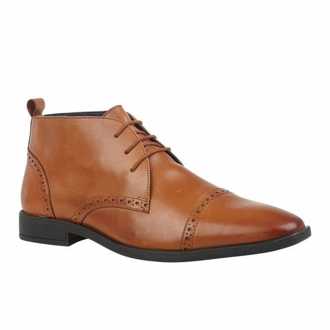 Tan Leather Norris Lace-Up Boots | Lotus 3 Tan Leather Norris Lace-Up Boots | Lotus