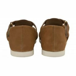 Tan Leather Santino Flat Open-Toe Shoes | Lotus -Lotus Shop tan leather santino flat open toe shoes lotus p13277 31239 medium