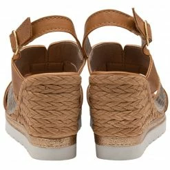 Tan Luisa Slingback Wedge Sandals | Lotus -Lotus Shop tan luisa slingback wedge sandals lotus p13693 32851 medium