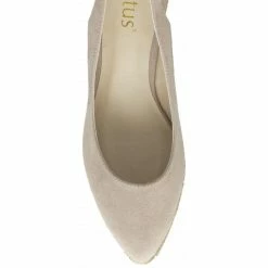 Taupe Microfibre Gigi Wedge Espadrilles | Lotus 9 Taupe Microfibre Gigi Wedge Espadrilles | Lotus -Lotus Shop taupe microfibre gigi wedge espadrilles lotus p13262 31148 medium