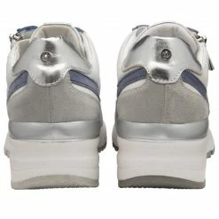 White & Blue Leather Sammie Casual Trainers | Stressless By Lotus -Lotus Shop white blue leather sammie casual trainers stressless by lotus p13728 33079 medium