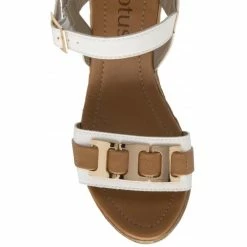 White Carina Open-Toe Wedge Sandals | Lotus -Lotus Shop white carina open toe wedge sandals lotus p13596 32840 medium