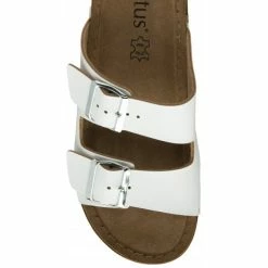 White Cortona Open-Toe Mule Sandals | Lotus -Lotus Shop white cortona open toe mule sandals lotus p13306 31563 medium