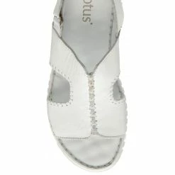 White Leather Astrid Slingback Sandals | Lotus -Lotus Shop white leather astrid slingback sandals lotus p13672 32776 medium