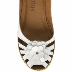 White Leather Caria Slingback Shoes | Lotus -Lotus Shop white leather caria slingback shoes lotus p13606 32916 medium