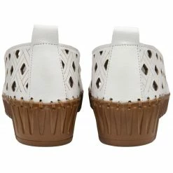 White Leather Karson Slip-On Shoes | Lotus -Lotus Shop white leather karson slip on shoes lotus p13630 33167 medium