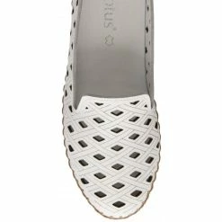 White Leather Karson Slip-On Shoes | Lotus -Lotus Shop white leather karson slip on shoes lotus p13630 33168 medium