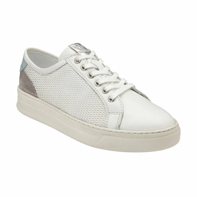 White Leather Sylvia Lace-Up Trainers | Stressless By Lotus 3 White Leather Sylvia Lace-Up Trainers | Stressless By Lotus