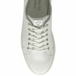 White Leather Sylvia Lace-Up Trainers | Stressless By Lotus 9 White Leather Sylvia Lace-Up Trainers | Stressless By Lotus -Lotus Shop white leather sylvia lace up trainers stressless by lotus p13316 31631 medium
