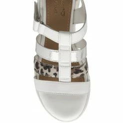 White & Leopard-Print Leather Shiloh Open-Toe Sandals | Stressless By Lotus 9 White & Leopard-Print Leather Shiloh Open-Toe Sandals | Stressless By Lotus -Lotus Shop white leopard print leather shiloh open toe sandals stressless by lotus p13681 32812 medium