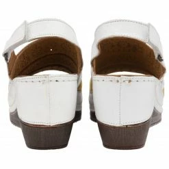 White Multi-Leather Neylan Wedge Sandals | Lotus -Lotus Shop white multi leather neylan wedge sandals lotus p13585 32759 medium