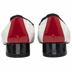 White, Navy & Red Ivy Ballerina Shoes | Lotus -Lotus Shop white navy red ivy ballerina shoes lotus p13627 33135 medium