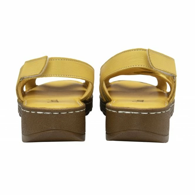 Yellow Leather Ceylan Slingback Sandals | Lotus 5 Yellow Leather Ceylan Slingback Sandals | Lotus - Image 3