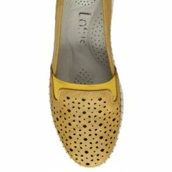 Yellow Leather Francesca Slip-On Shoes | Lotus 9 Yellow Leather Francesca Slip-On Shoes | Lotus -Lotus Shop yellow leather francesca slip on shoes lotus p13269 31268 medium