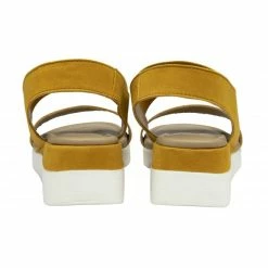 Yellow Suede Cecilla Open-Toe Sandals | Lotus -Lotus Shop yellow suede cecilla open toe sandals lotus p13245 31347 medium